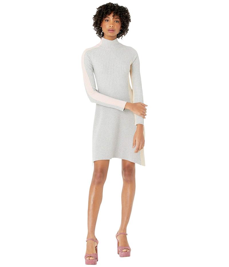 女性が喜ぶ ワンピース Blocked Color Medeola トップス ワンピース レディース スポーツマックス Turtleneck Grey Light Dress Fah Co Bw