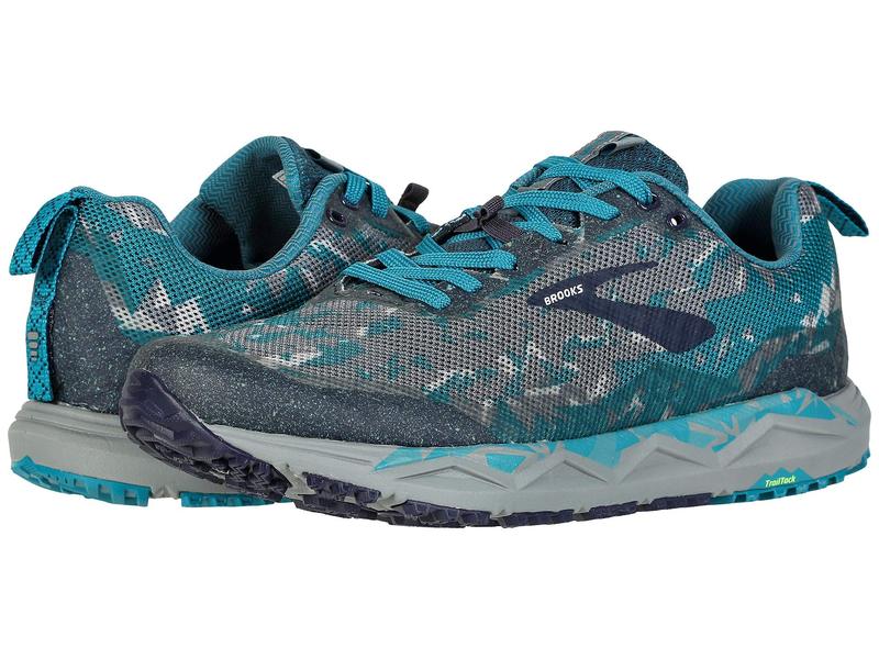 第一ネット ブルックス メンズ Blue Grey Navy 3 Caldera シューズ スニーカー 09 Bluegr Rashiastrologer Com