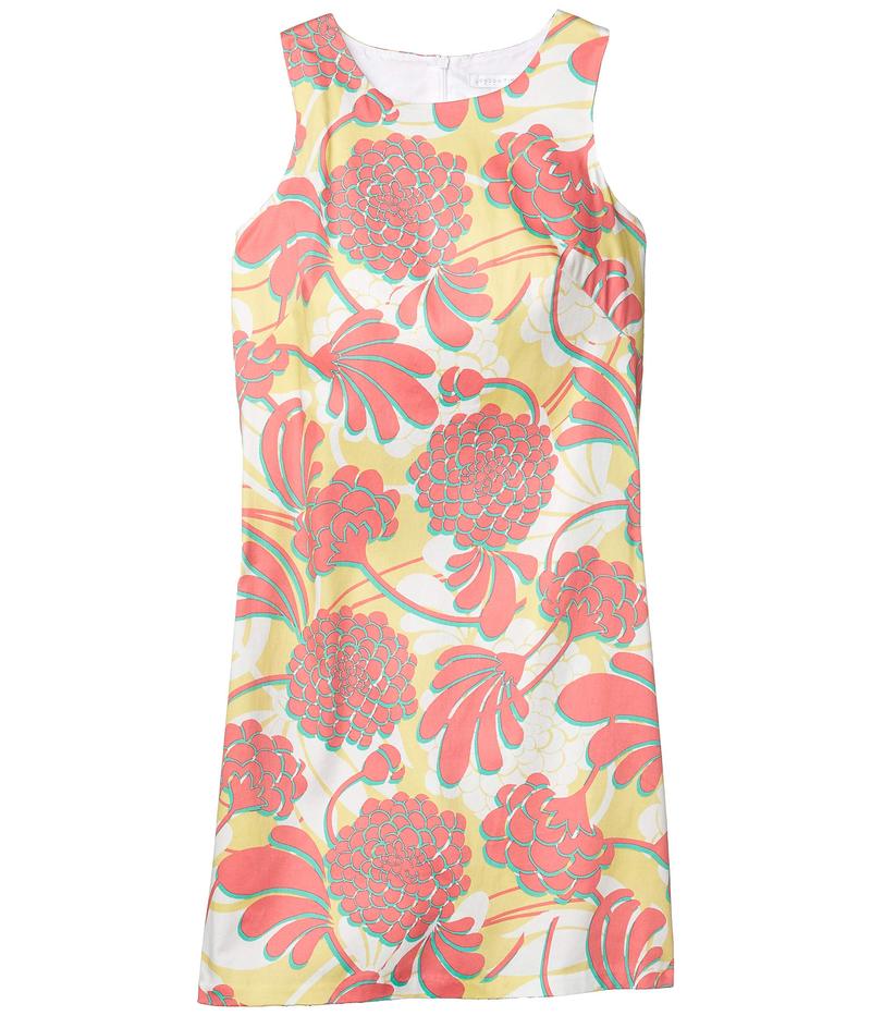 正規店仕入れの 楽天市場 ロンドンタイムス レディース ワンピース トップス Geo Peonies Cotton Shift Sun Coral Revida 楽天市場店 正規品 Caronova Sa Com