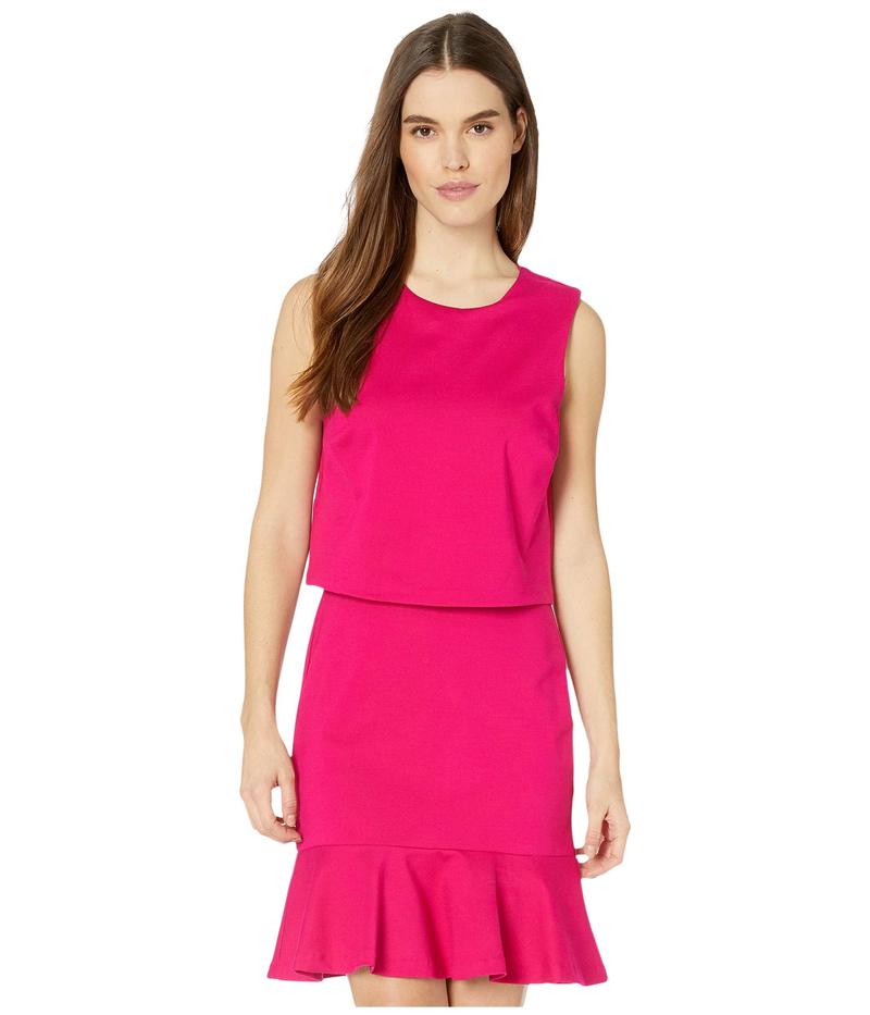 高速配送 楽天市場 ニコルミラー レディース ワンピース トップス Ponte Pop Over Dress Fuchsia Revida 楽天市場店 今月限定 特別大特価 Advance Com Ec