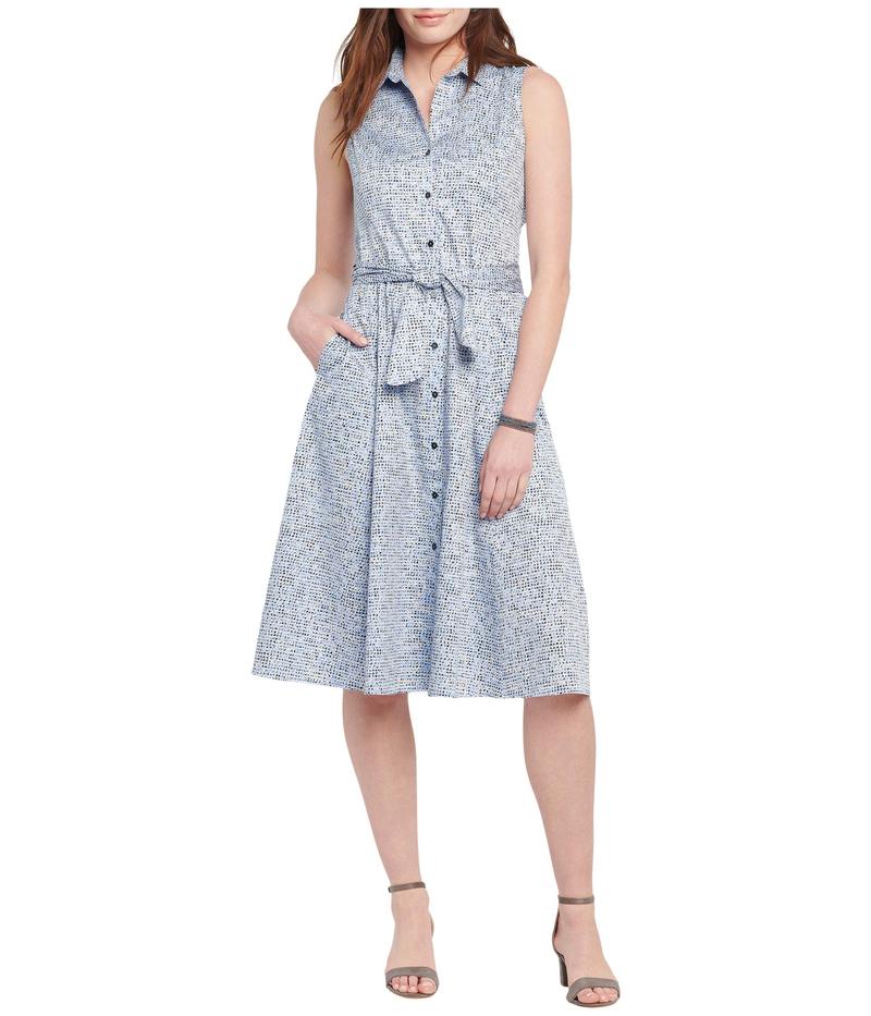 注目ブランドのギフト ニックプラスゾーイ Multi Blue Shirtdress Naples Petite トップス ワンピース レディース 09 Bluemu Rashiastrologer Com