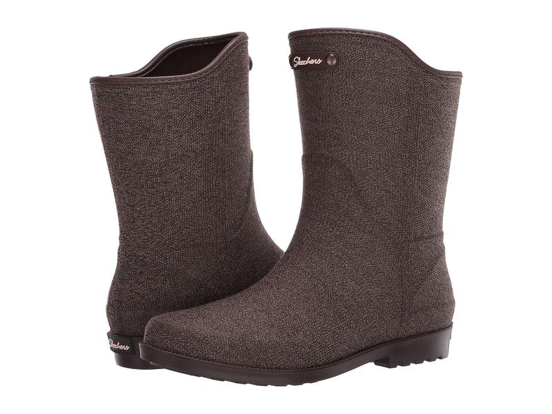 値引きする スケッチャーズ レディース ブーツ レインブーツ シューズ Rain Drift Brown 09 Brown Preloveddevice Com