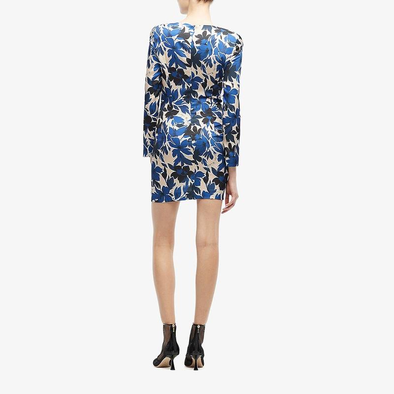 格安即決 ブティックモスキーノ レディース ワンピース トップス Jacquard Floral Silk Dress Beige Multi 早割クーポン Macomberproductions Com