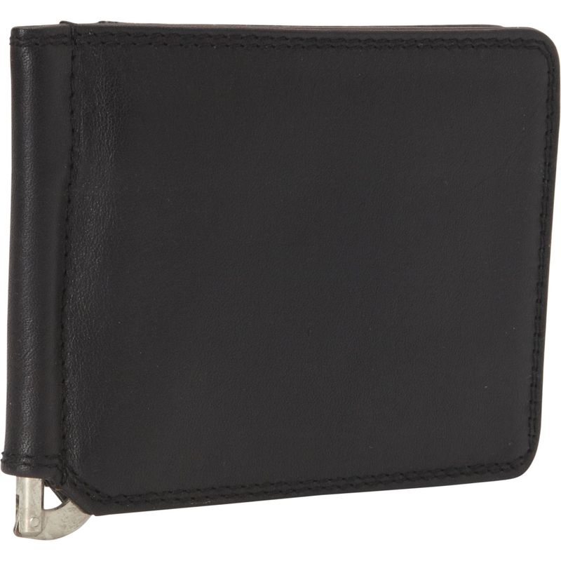 メンズ アクセサリー Mens Credit Card Bill Clip Black/ Brandy デレクアレクサンダー 財布