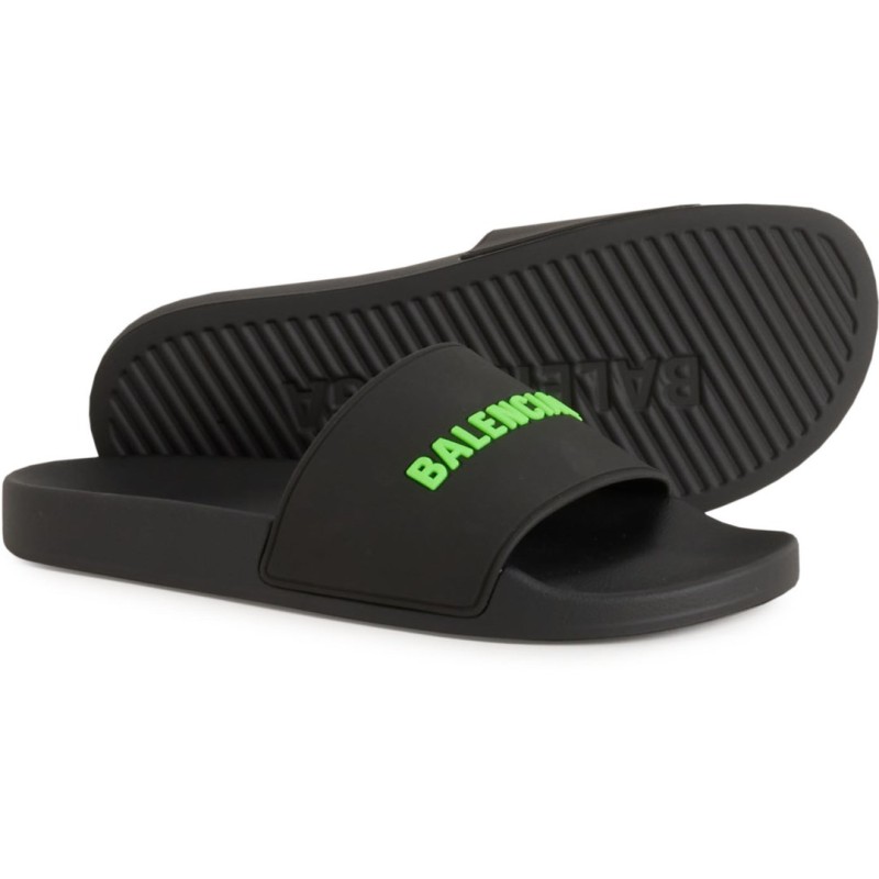 送料関税込 バレンシアガ ロゴ Pool スライドサンダル ブラック 楽天市場】【ｸｰﾎﾟﾝ5%OFF】バレンシアガ／BALENCIAGA 