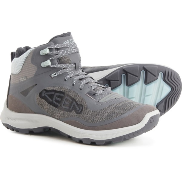 キーン レディース シューズ ブーツ・レインブーツ Keen Terradora Flex Mid Hiking Boots - Waterproof (For Women) Magnet/Cloud Blue ブルー|ReVida 店