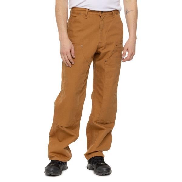 カーハート メンズ ボトムス カジュアルパンツ Carhartt B136 Washeduck Double-Front Work Dungarees - Factory Seconds Carhartt Brown ブラウン
