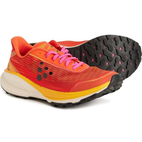 クラフト メンズ シューズ スニーカー Craft Pure Trail Running Shoes (For Men) Vibrant-Tart