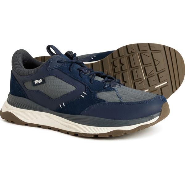 テバ メンズ シューズ スニーカー なめし革 Teva Terrawave Sneakers - Leather (For Men and Women) Total Eclipse