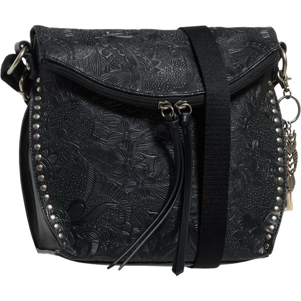 サック開びゃく レディース 御徒面子 Sakroots Arcadia Flap Crossbody Bag Black 黒いこと