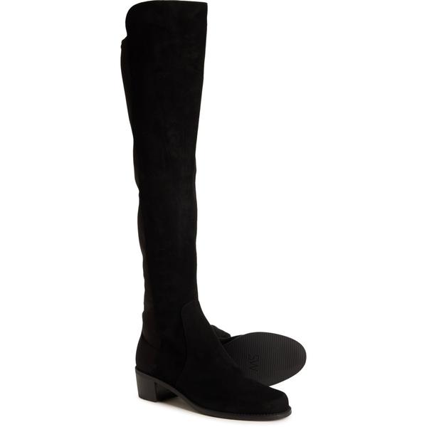 スチュアート ワイツマン レディース シューズ ブーツ・レインブーツ レザー Stuart Weitzman Made in Spain Reserve Boots - Leather (For Women) Black ブラック