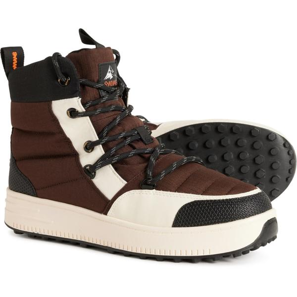 スウィムス メンズ シューズ ブーツ・レインブーツ SWIMSnow Runner Mid Snow Boots - Waterproof (For Men) Brw/Offw/Bla