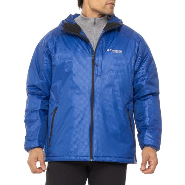 コロンビア メンズ アウター ジャケット・ブルゾン フーデッドジャケット Columbia Sportswearch Rock II Omni-Heat Hooded Jacket - Insulated Mountain Blue ブルー