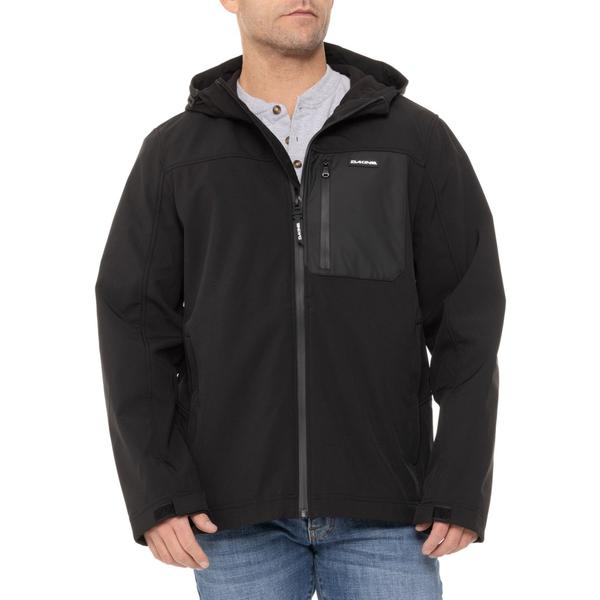 ダカイン メンズ アウター ジャケット・ブルゾン パーカー DaKine Bonded Soft Shell Hoodie Black ブラック