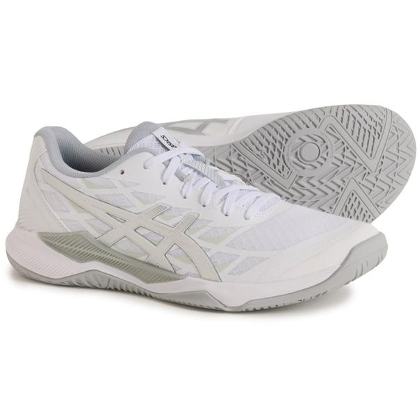 アシックス レディース シューズ スニーカー ASICS Gel-Tactic 12 Volleyball Shoes (For Women) White/Pure Silver 白いこと