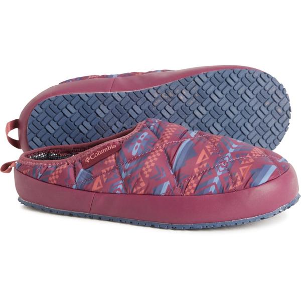 コロンビア レディース シューズ スリッポン・ローファー Columbia Sportswear Omni-Heat Lazy Bend Camper Shoes - Insulated (For Women) Deep Madeira