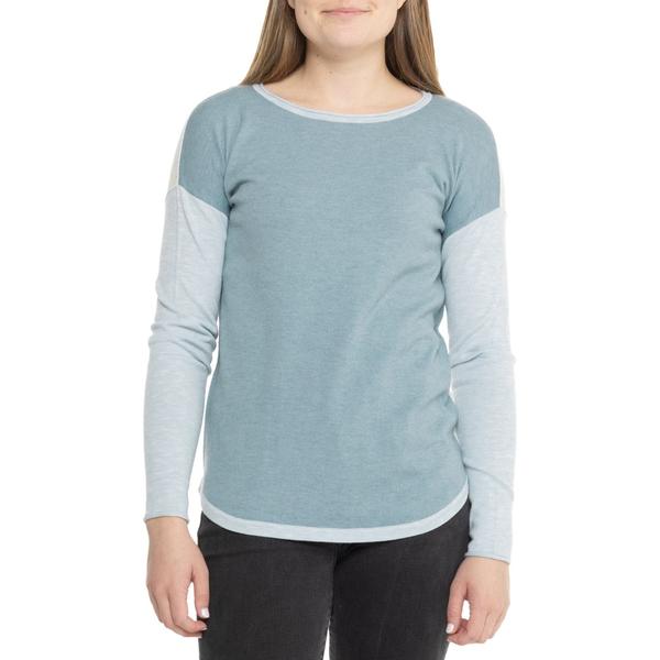 スマートウール レディース トップス シャツ セーター SmartWool Shadow Pine Color-Block Sweater Everyday Lead Heather ヘザー
