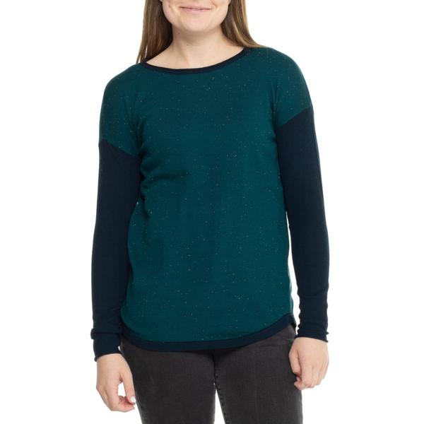 スマートウール レディース トップス シャツ セーター SmartWool Shadow Pine Color-Block Sweater Everyday Twilight Blue Donegal ブルー