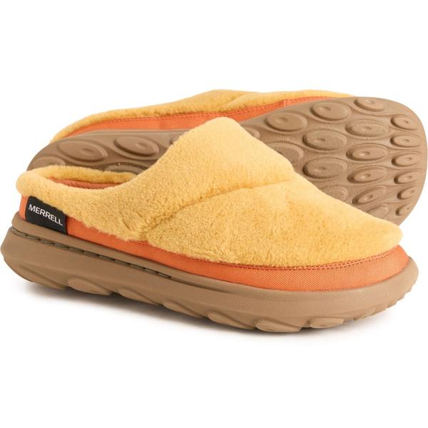 メレル メンズ シューズ サンダル Merrell Hut Moc 2 Cozy Slide Shoes - Slip-Ons (For Men) Turmeric