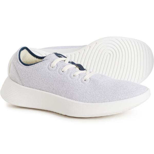 オールバーズ レディース シューズ スニーカー 羊毛 Allbirds Wool Runner Go Running Shoes - Merino Wool (For Women) Light Grey Tr Nvy 薄墨色