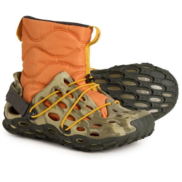 メレル レディース シューズ ブーツ・レインブーツ Merrell Hydro Moc AT Puff Mid 1TRL PrimaLoft Shoes - Insulated (For Women) Olive オリーブ
