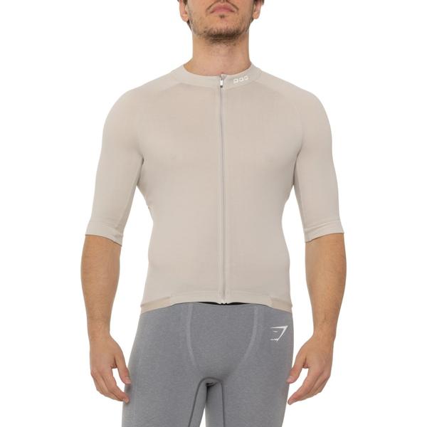 ピーオーシー メンズ トップス シャツ ジャージー POC Muse Cycling Jersey - Full Zip Short Sleeve Light Sandstone Beige ベージュ