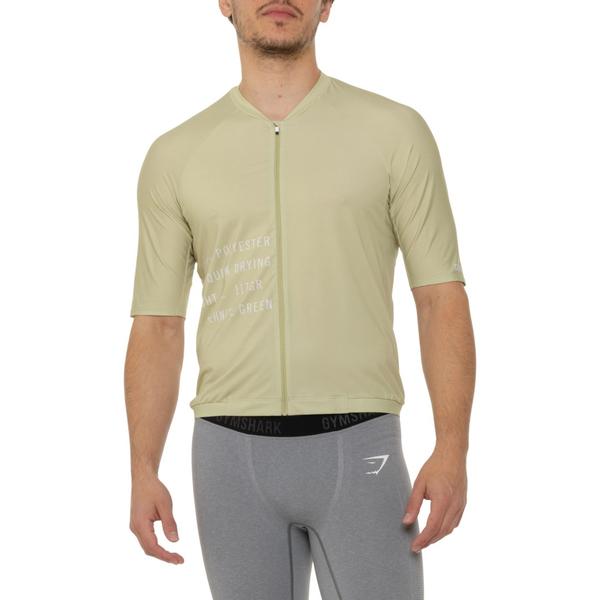 ピーオーシー メンズ トップス シャツ プリント ジャージー POC Pristine Print Cycling Jersey - Full Zip Short Sleeve Prehnite Green グリーン