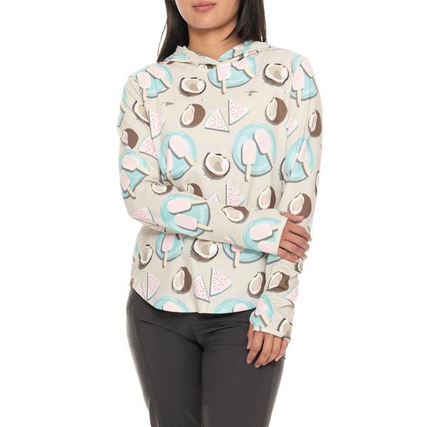 カブー レディース トップス シャツ パーカー Kavu Sunshade Hoodie - UPF 30+ Coconutty｜ReVida 店 10,136円