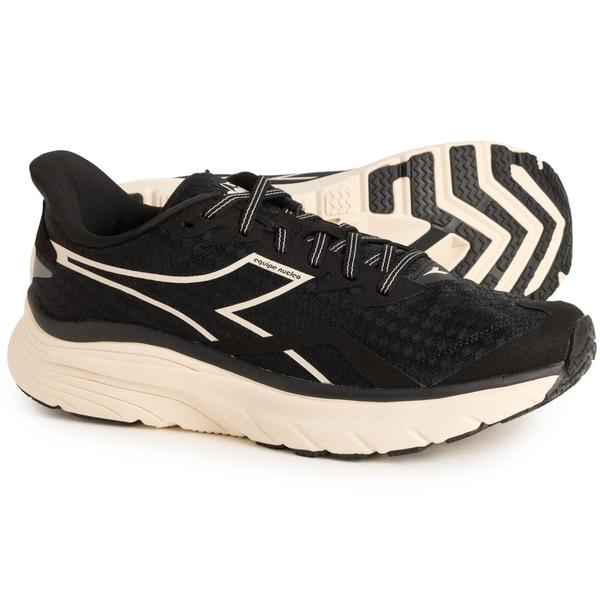 ディアドラ メンズ シューズ スニーカー Diadora Equipe Nucleo Running Shoes (For Men) Black/Whisper White ホワイト