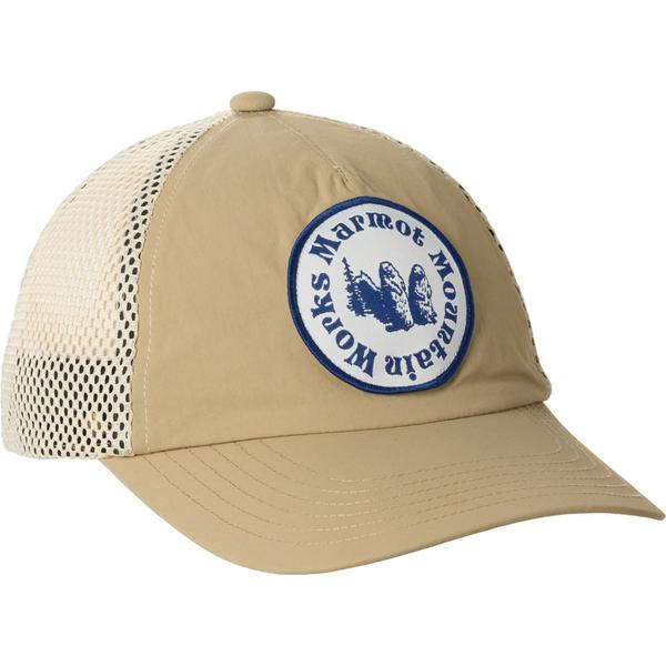 マーモット メンズ アクセサリー 帽子 メッシュ Marmot Alpine Soft Mesh Trucker Hat Light Oak