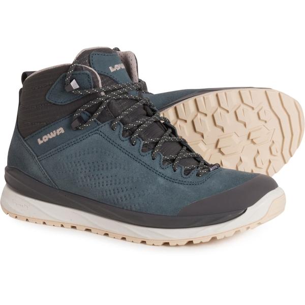 ロア レディース シューズ ブーツ・レインブーツ Lowa Made in Europe Malta Gore-Tex Mid Hiking Boots - Waterproof (For Women) Denim デニム