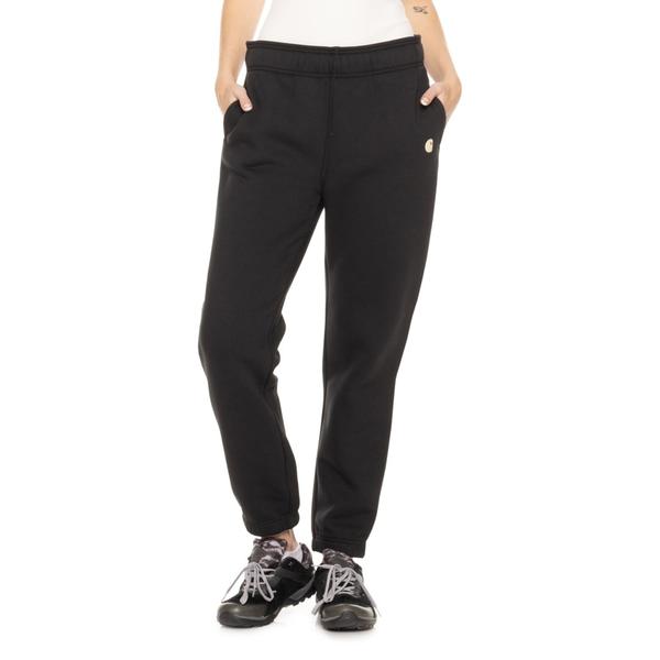 カーハート レディース ボトムス カジュアルパンツ リラックスフィット ジョガーパンツ フリース Carhartt 105510 Relaxed Fit Fleece Joggers Black ブラック