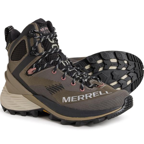 メレル レディース シューズ ブーツ・レインブーツ Merrell Rogue Mid Gore-Tex Hiking Boots - Waterproof (For Women) Brindle