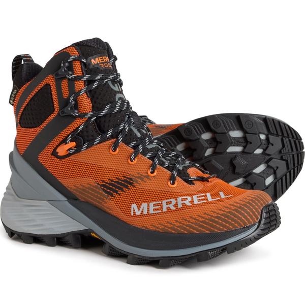 メレル レディース シューズ ブーツ・レインブーツ Merrell Rogue Mid Gore-Tex Hiking Boots - Waterproof(For Women) Orange オレンジ