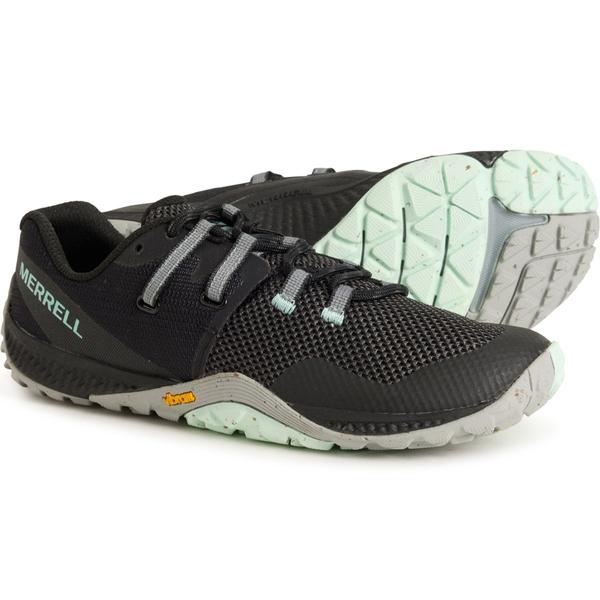 メレル レディース シューズ スニーカー Merrell Trail Glove 6 Trail Running Shoes (For Women) Black 黒いこと