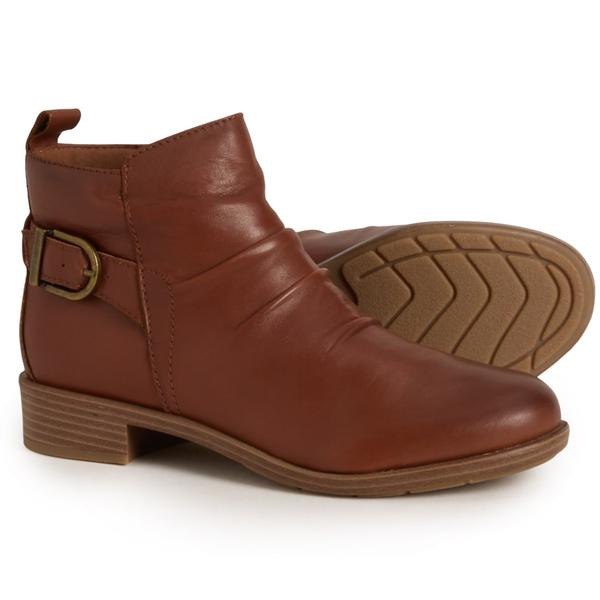 コブ ヒル レディース シューズ ブーツ・レインブーツ レザー Cobb Hill Nessa Booties - Leather (For Women) Natural