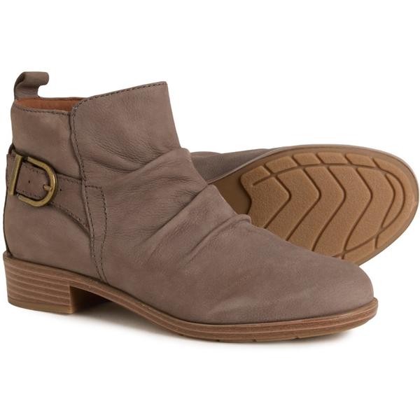 コブ ヒル レディース シューズ ブーツ・レインブーツ レザー Cobb Hill Nessa Booties - Leather (For Women) Medium Gray グレー
