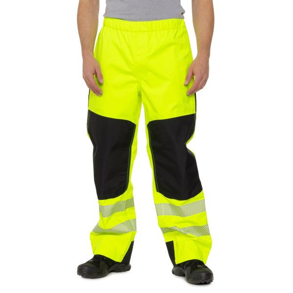 カーハート メンズ ボトムス カジュアルパンツ トール Carhartt 105299 Big and Tall Storm Defender High-Visibility Class E Pants - Waterproof Brite Lime ライム