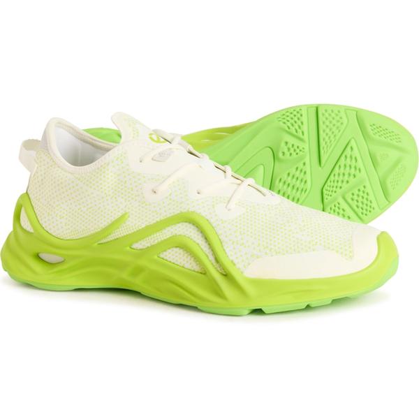 エコー メンズ シューズ スニーカー ECCO BIOM Infinite Sneakers (For Men) Bright White/Lime Punch ホワイト