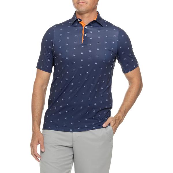 ケージェイユーエス メンズ トップス シャツ KJUS Golfer Polo Shirt - Short Sleeve Atlanta Blue-Alloy ブルー