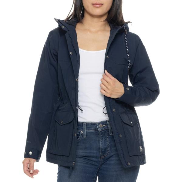 エディー バウアー レディース アウター ジャケット・ブルゾン パーカー Eddie Bauer Charly Rain Parka - Waterproof Med Indgo