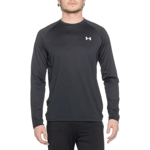 アンダーアーマー メンズ トップス シャツ Under Armour Tech 2.0 T-Shirt - Long Sleeve Black ブラック