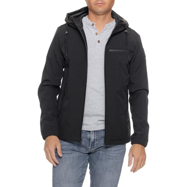 パジャール メンズ アウター ジャケット・ブルゾン Pajar Zinc Short Soft Shell Jacket withood Black ブラック|ReVida 店
