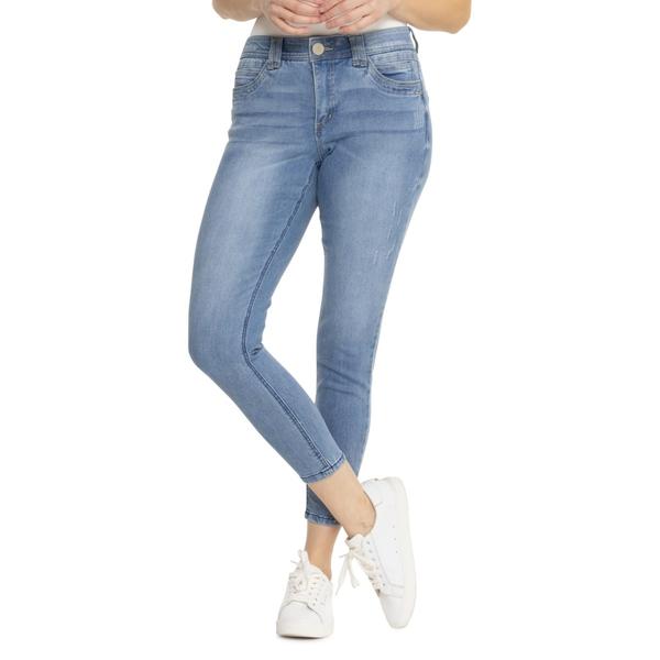 デモクラシー レディース ボトムス デニムパンツ ヴィンテージ アンクル ジーンズ Democracy Vintage Ab-Tech Ankle Skinny Jeans Light Blue ブルー