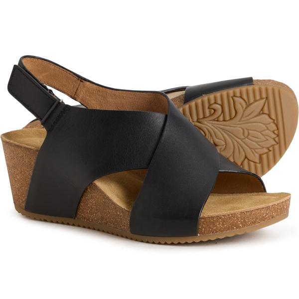 コンフォーティバ レディース シューズ サンダル レザー Comfortiva Eva Sandals - Leather (For Women) Black ブラック