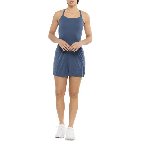 アイスブレーカー レディース トップス ワンピース ウール ノースリーブ Icebreaker 150 Active Dress - Merino Wool Sleeveless Built-In Liner Dawn｜ReVida 店