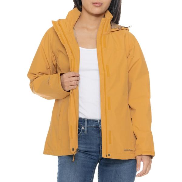 エディー バウアー レディース アウター ジャケット・ブルゾン Eddie Bauer Packable Rainfoil Jacket - Waterproof Butterscotch