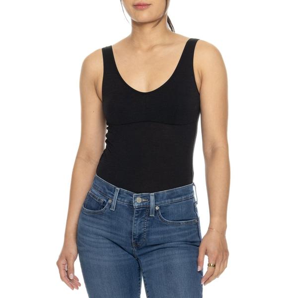 アイスブレーカー レディース トップス タンクトップ ウール ノースリーブ ボディースーツ Icebreaker Queens Bodysuit - Sleeveless Merino Wool Black ブラック