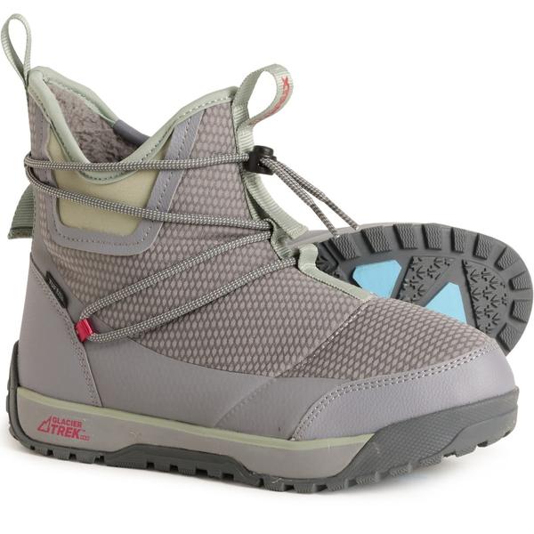 エクストラタフ レディース シューズ ブーツ・レインブーツ アンクル XTRATUF Ice 6\" Ankle Deck Boots - Waterproof Insulated (For Women) Grey グレー