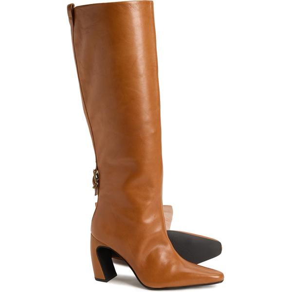 フリーピープル レディース シューズ ブーツ・レインブーツ トール レザー Free People Date Nightall Boots - Leather (For Women) Tan タン
